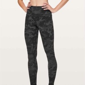 Lululemon Align Pant 28” Incognito Camo Multi Grey Size 6